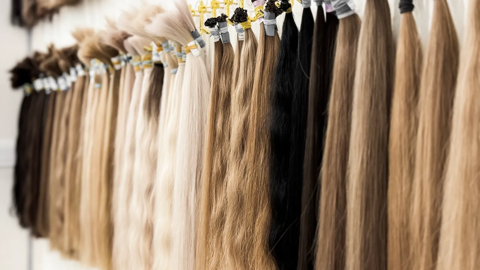 Hair extension consultation at Bella Rinova Salon in Houston